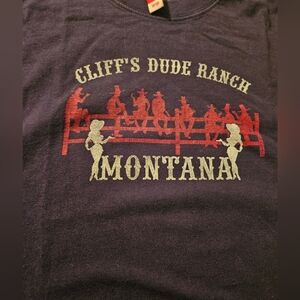 Guess Jeans Cliff's Dude Ranch T-shirt size large